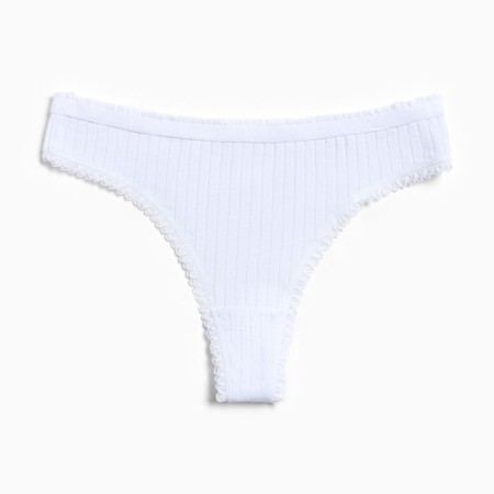 Cowards women's thongs, white color, size 44-4