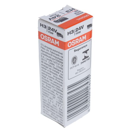 Car lamp OSRAM, H3, 24 V, 70 W, PK22S-1