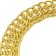 Collar - half -knitwear three -row, 50 cm, wire thickness 2.5 mm, golden