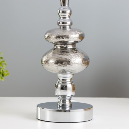 Flavia table lamp E27 40W chrome 25x25x44 cm Risalux-3