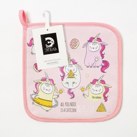 ETICORN 19X19 cm, 100% cotton, sarzha, guts 250 g/m2-3