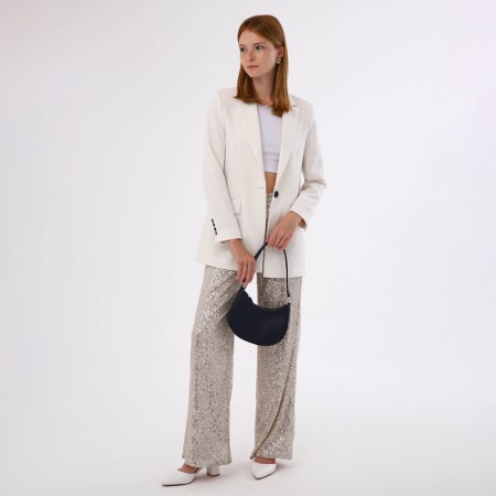 Women's bag with lightning, blue color-6