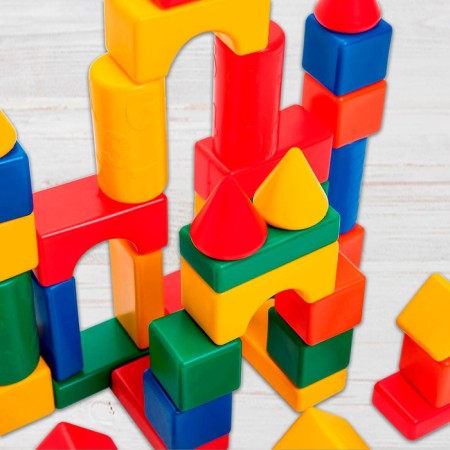 Construction set, 60 elements 6 x 6 cm-14