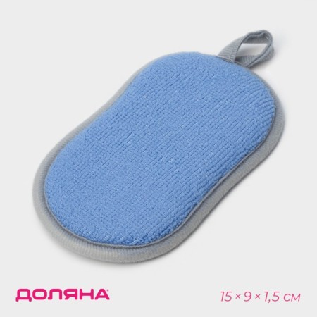 Hanger for washing the dishes of the share, 15 × 9 cm, microfiber, scraber, color mix