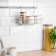 Rectangular railway shelf, 1 tier, 30 × 12 × 20.5 cm, d = 25 mm, chromium color