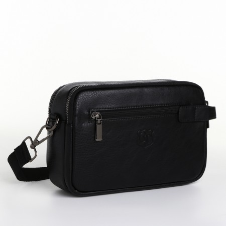Male bag, guran tomp, black color