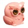 Mechanical sharpener with container owl peach