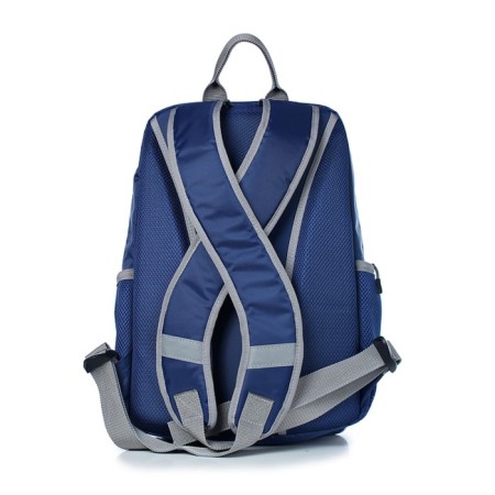 School backpack, synthetic fabric, 265x395x120 cm, blue T.-2