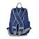 School backpack, synthetic fabric, 265x395x120 cm, blue T.