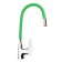 ROEGEN RC014G kitchen mixer, single -leaf, flexible surge, zinc, light green, chromium