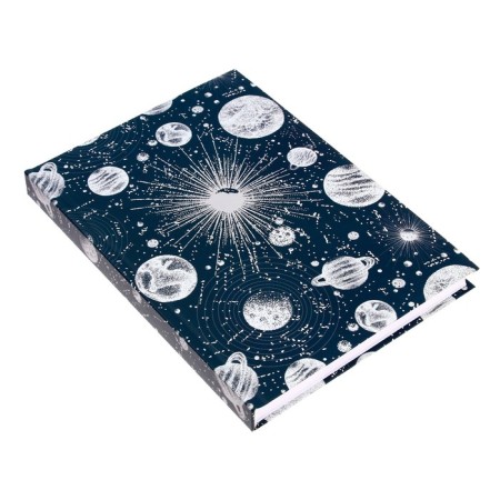Note book A5, 160 sheets in the cell "Astronomy", solid cover, matte limitation, foil embossing, block 65g/m2-1
