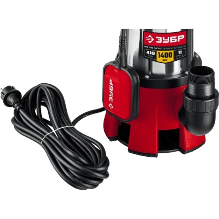 Drainage "Zubble" NPG-M3-1400-C, for dirty water, 1,400 watts, 416 l/min, pressure 11 m-2