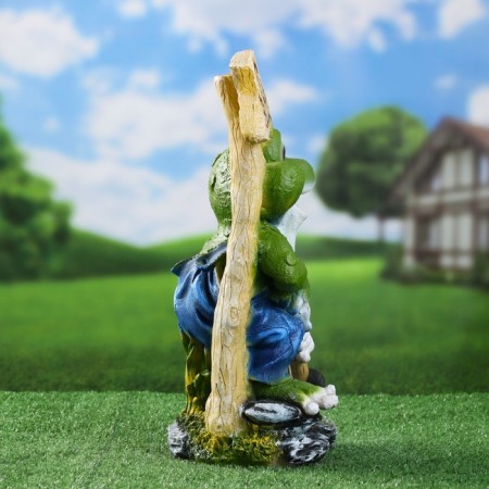 Garden figure "Frog - all in the garden" 38x28x15cm-3