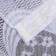 Tulle on the kitchen with a curtain tape, 420x165 cm, white color, 100% polyester