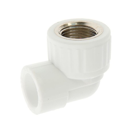 Valfex corner, polypropylene, combined, d = 20 mm x 1/2 ", internal thread