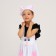 The carnival costume "Kitty white with a muzzle", plush, p. 28, growth 98-104 cm