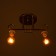 Aleta chandelier 2x40W BP E27 Gold Model: 2800430
