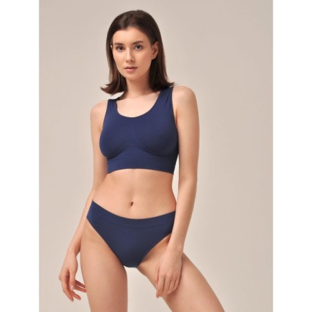 Female top on wide straps Top Shaper Spalla Larga, size 44-46, color deep blue-2