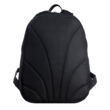 School backpack, 38 x 28 x 18 cm, Grizzly 363, ergonomic back, black RG-363-5_3-5