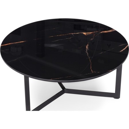 D-700 Obsidian/Black Metal Rob Commerce table 70x70x33 cm-2