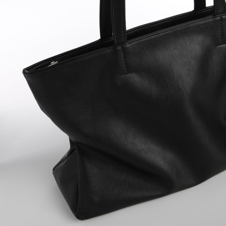 Female bag Textura, chover, large size, black color-3