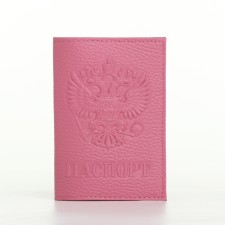 Cover for passport, pink color