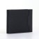 Male purse without fastening, black color