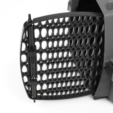 Carriage for animals with a plastic door, 40 x 32 x 26, gray-8