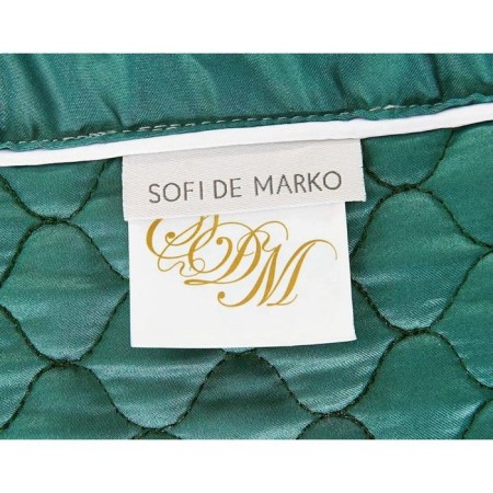 A set with a veil "Molly", size 160x220 cm, 50x70 cm, color malachite-8