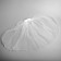 Fata "Flower", white, 40 cm, polyester