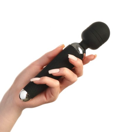 Massage vibrator, 16 modes, 20 × 4 cm, black-1