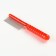 Combine comb “bubbles”, transparent, 20 x 3.6 cm, red
