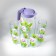 Set for juice "Rosochka" art painting, 6 glasses 1250/200 ml