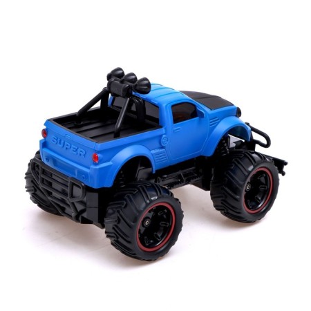 Radio -controlled jeep "Pickup", 1:20, works from the battery, the color is blue-2