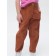 Pants for girls, height 104 cm, brown color