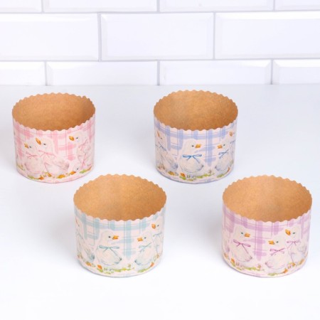 Paper form for cake "Ducklings" 110 x 85 mm-1