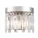 Bra Indigo, 12026/2W Chrome. 2x40W, E14, 220x100x190 mm, transparent color