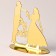 Topper "newlyweds", color gold