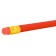 Pencils of 12 flowers "Kalyak-Malyak" washed, with an eraser, trihedral, plastic case