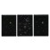 A5 sketchbook, 30 black sheets on the crest, "Moon", solid substrate, density 110 gr., Mix
