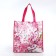 The bag is economic on the button, the color is raspberry