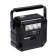 Radio receiver "RP-228", 220V, battery 1200 mAh, USB, SD, black