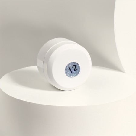 Heling gel, with sparkles, 3 phase, 8 ml, LED/UV, copper-4