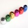 Glossy packaging tape, assorted, set 6 pcs., 0.5 cm x 10 m