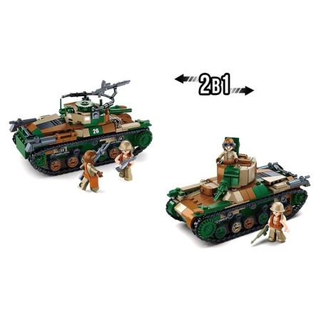Constructor Army "Tank", 2 assembly options, 563 parts-2