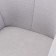 Aline chair, 550 × 700 × 830 mm, Shenill, light gray color