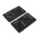 Multigril Sakura SA-7424, 750 W, 3 interchangeable panels, anti-stick coating, gray-black