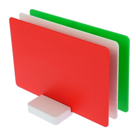Set of cutting boards on a stand
