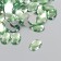 Decor for creativity Plastic "Rhil of oval. Light green" set of 150 pcs 1x1.4 cm