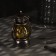 LED figure "Lantern with a snowman" 8 × 12 × 6 cm, plastic, batteries AG13x3, glow warm white